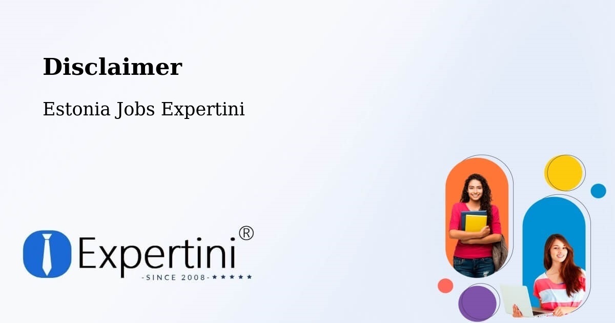 Disclaimer – Tapa - Estonia Jobs Expertini